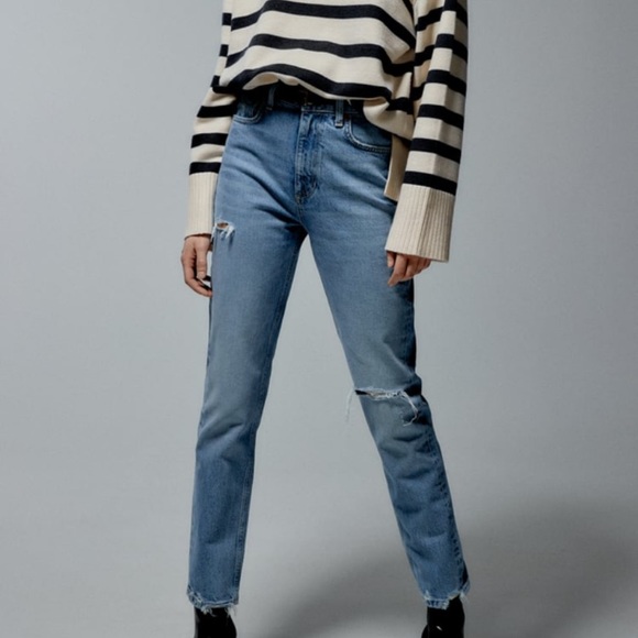 Zara Denim - Zara Ripped slim jeans 6688/234